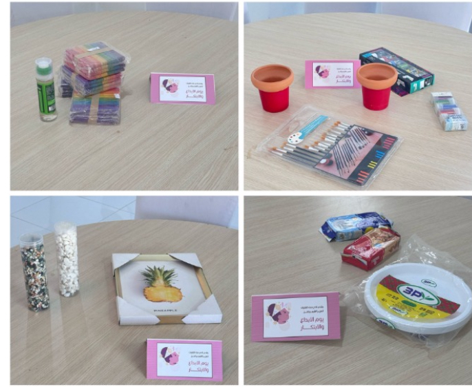لقطات من برنامج يوم الابتكار والابداع ضمن برامج نادي نماء للفتيات لتعزيز القيم